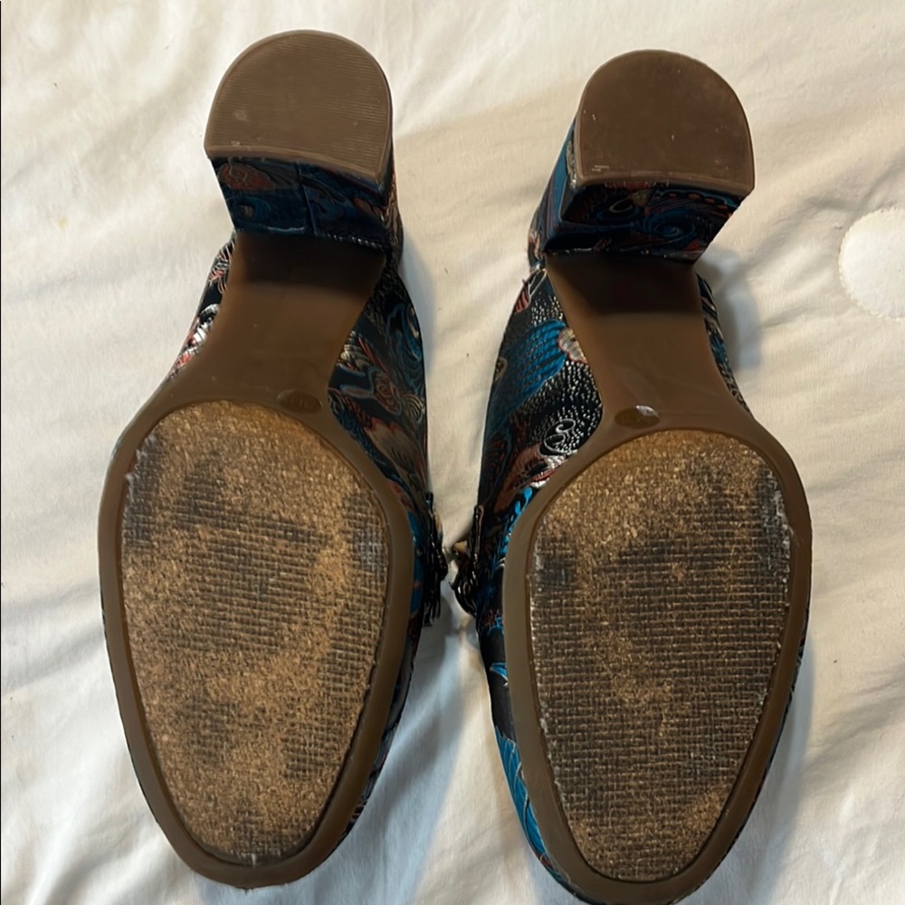 Enzo Angiolini Gilian women’s round toe Multicolor Mules Sz 7 - Picture 4 of 7